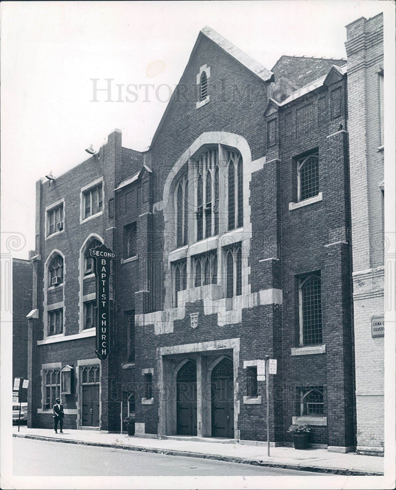 1964 Press Photo Baptist Church - Historic Images