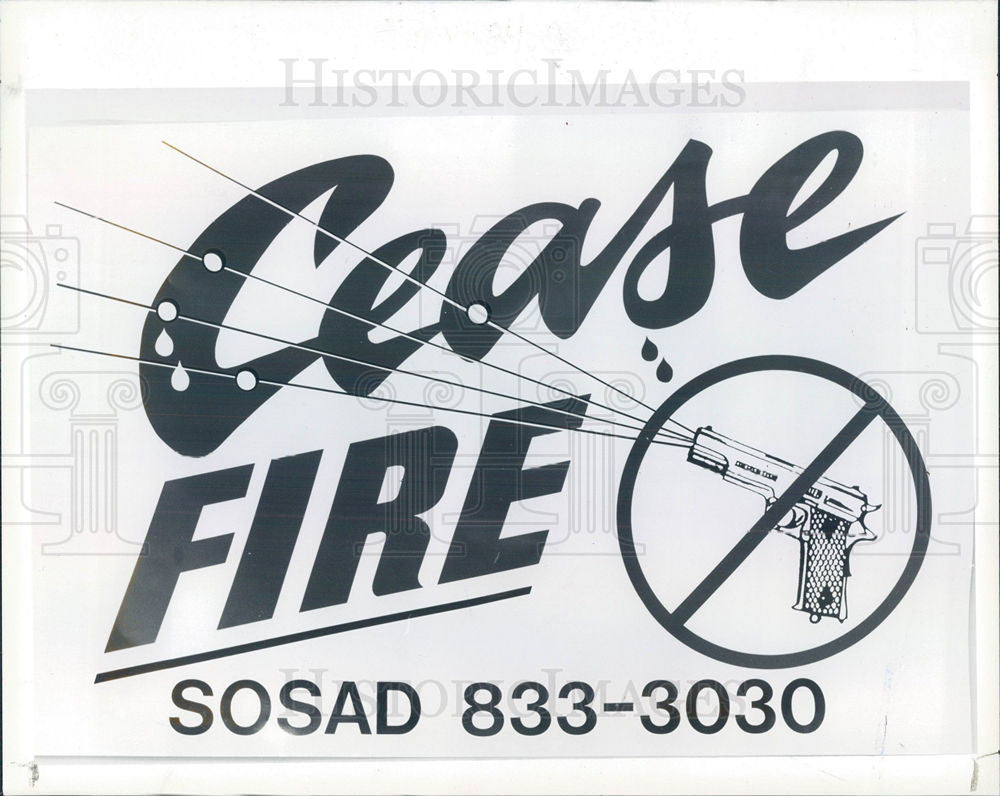 1990 Press Photo SOSAD guns Detroit daughters save son - Historic Images