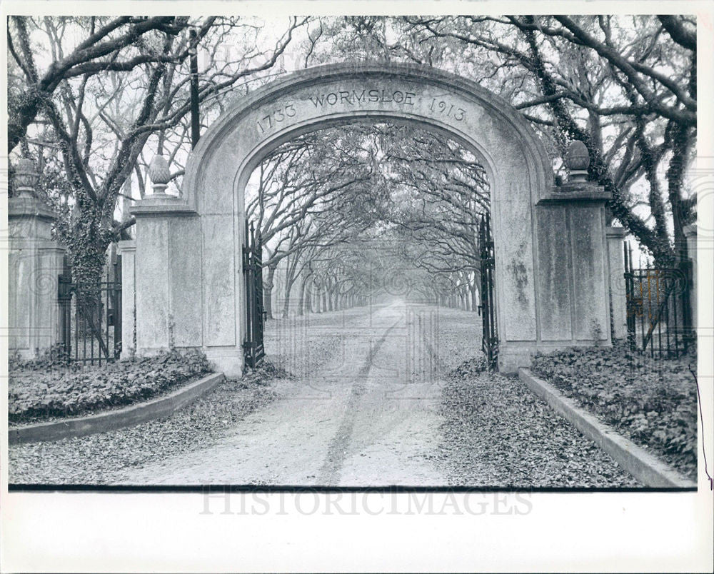 1979 Press Photo Savannah Georgia Wormslow Plantation - Historic Images