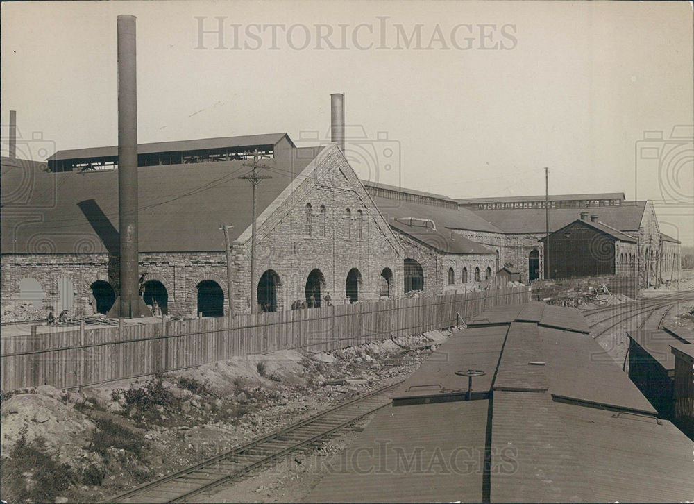 Press Photo Sault Sainte Marie Fleet Mill - Historic Images