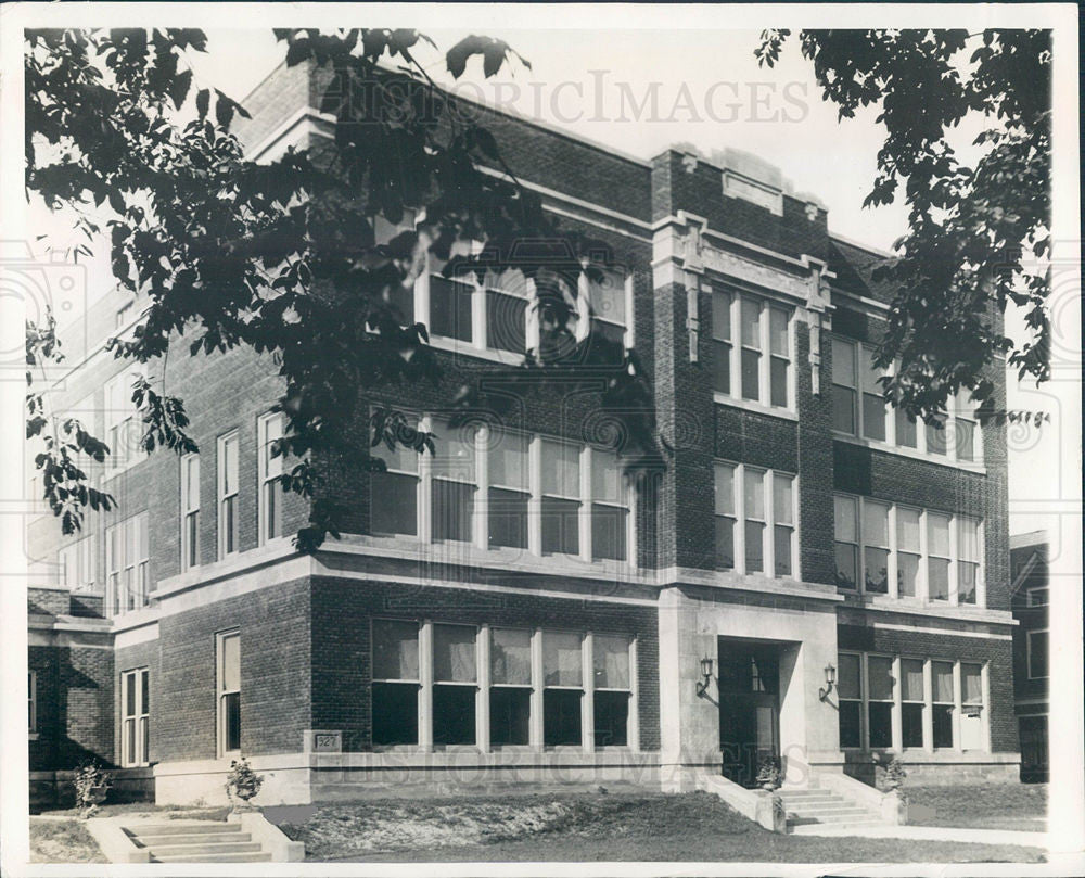 1939 Press Photo Sault Sainte Marie Junior High School - Historic Images