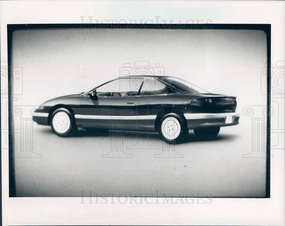 1989 Press Photo Saturn Automobile Car Corporation Car - Historic Images