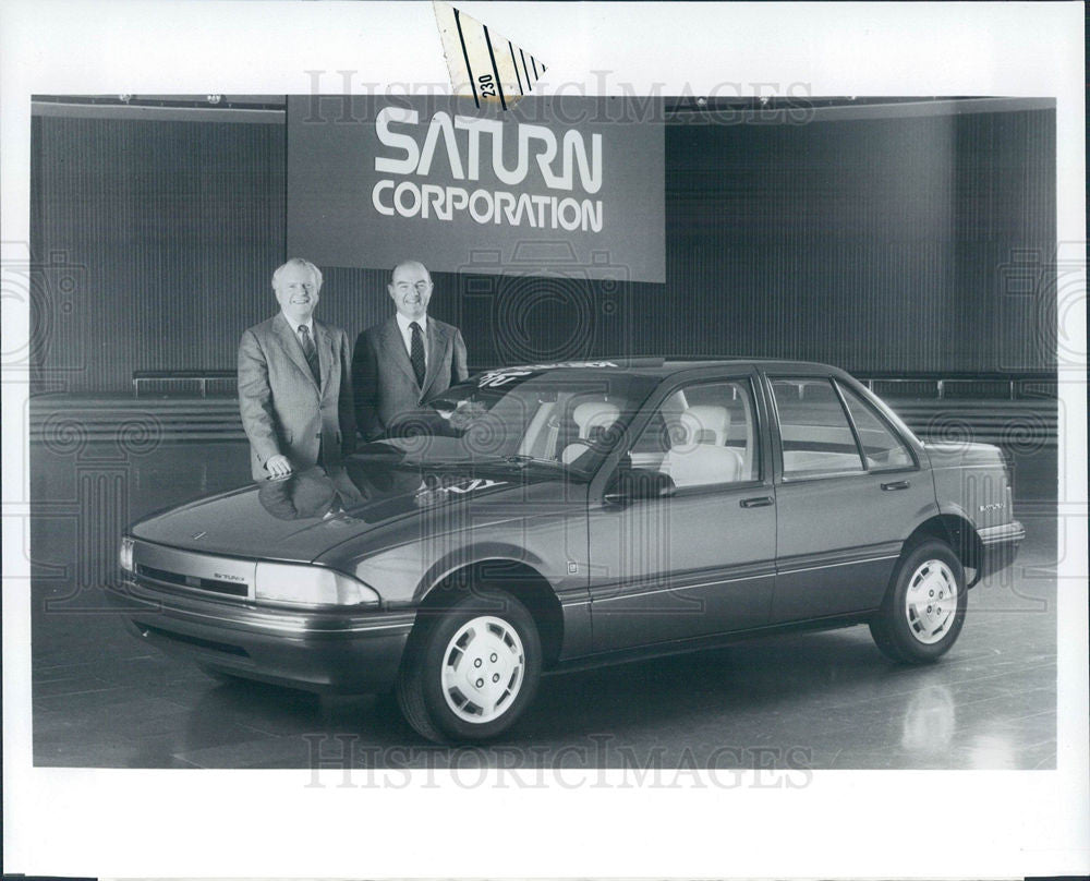 1985 Press Photo Saturn Corporation GM small car - Historic Images