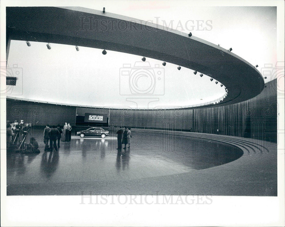 1985 Press Photo Saturn project GM Tech Center - Historic Images