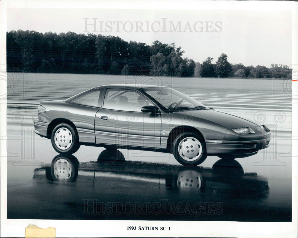 1993 Press Photo saturn, sc, 1993, sedan, car - Historic Images