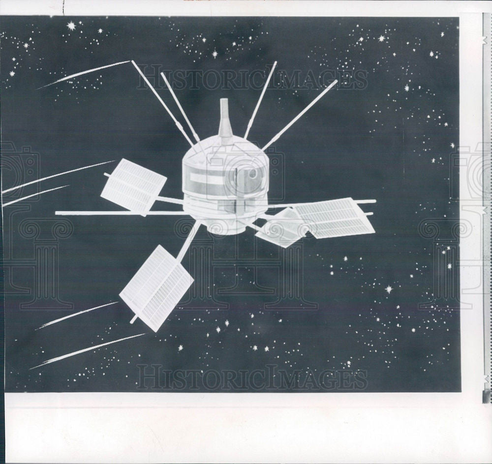 1962 Press Photo S-53 Scientific Satellite - Historic Images
