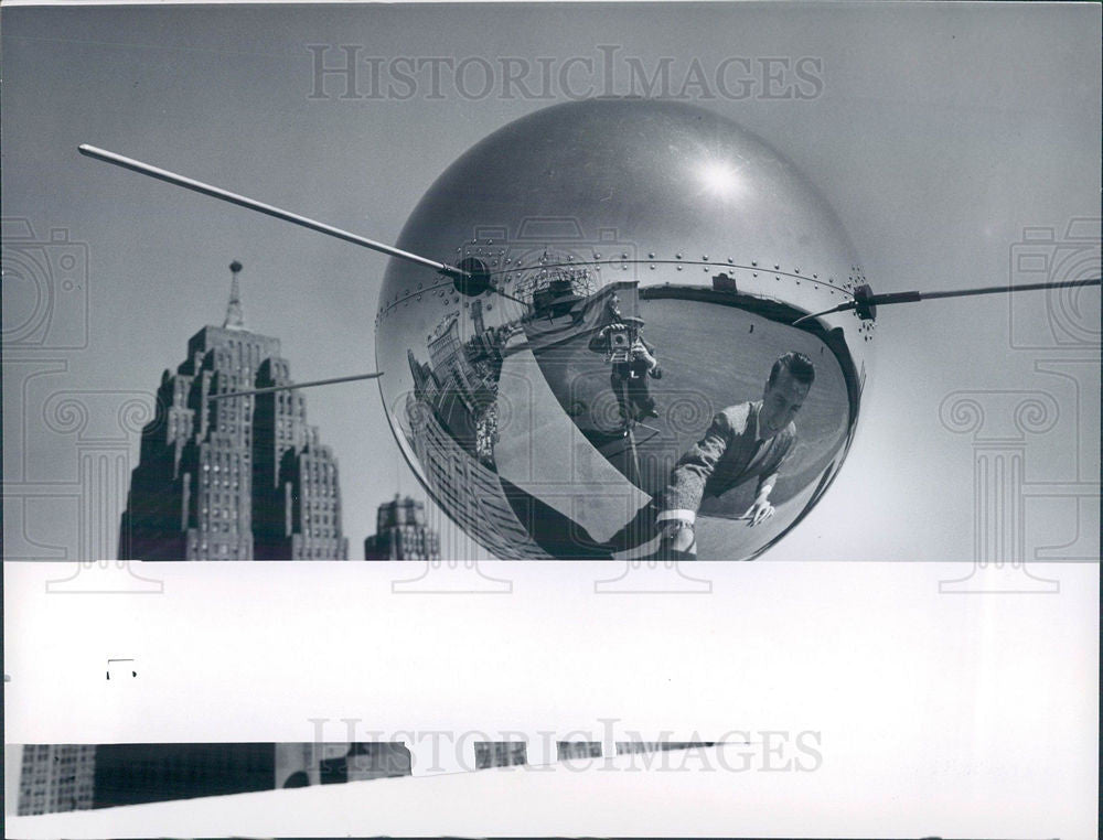 1958 Press Photo Orb Projects Horizon - Historic Images
