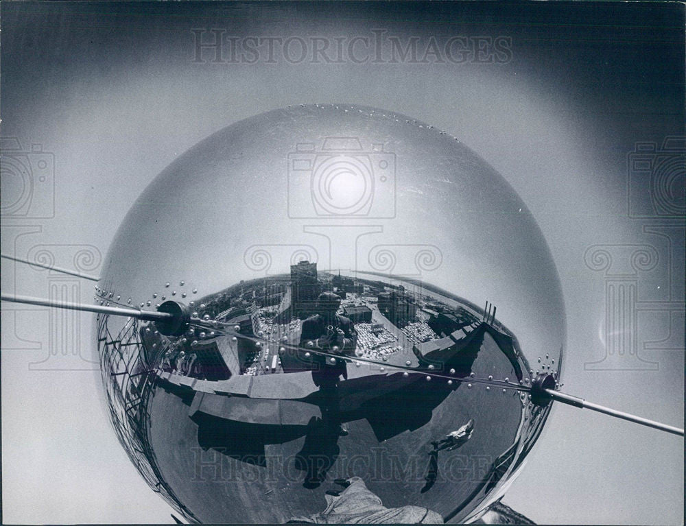 1958 Press Photo Horizon Orb Photoed - Historic Images
