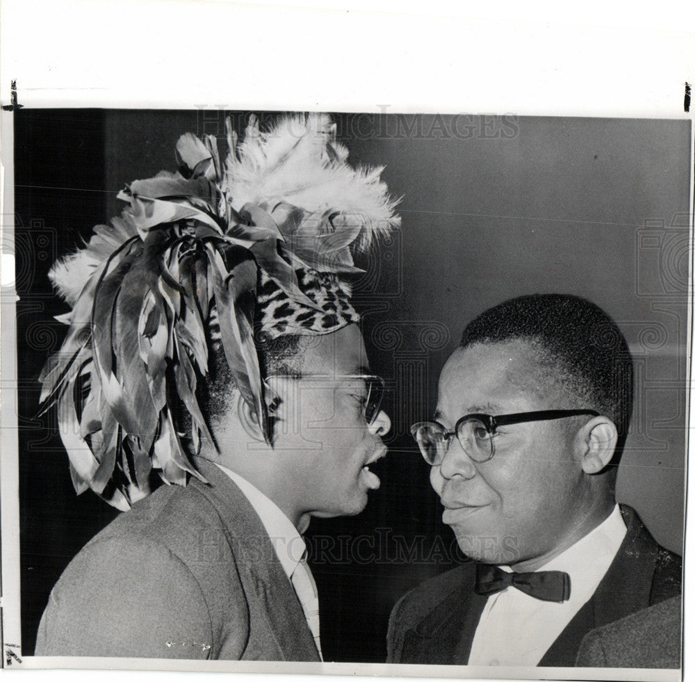 1960 Press Photo Joseph Kasavubu President - Historic Images