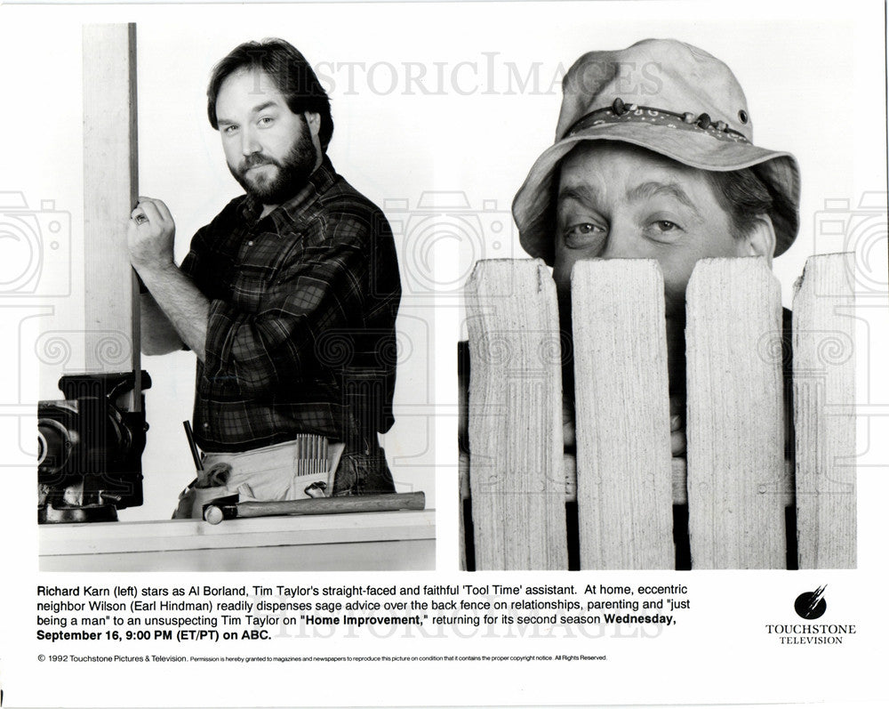 1992 Press Photo Richard Karn Home Improvement - Historic Images