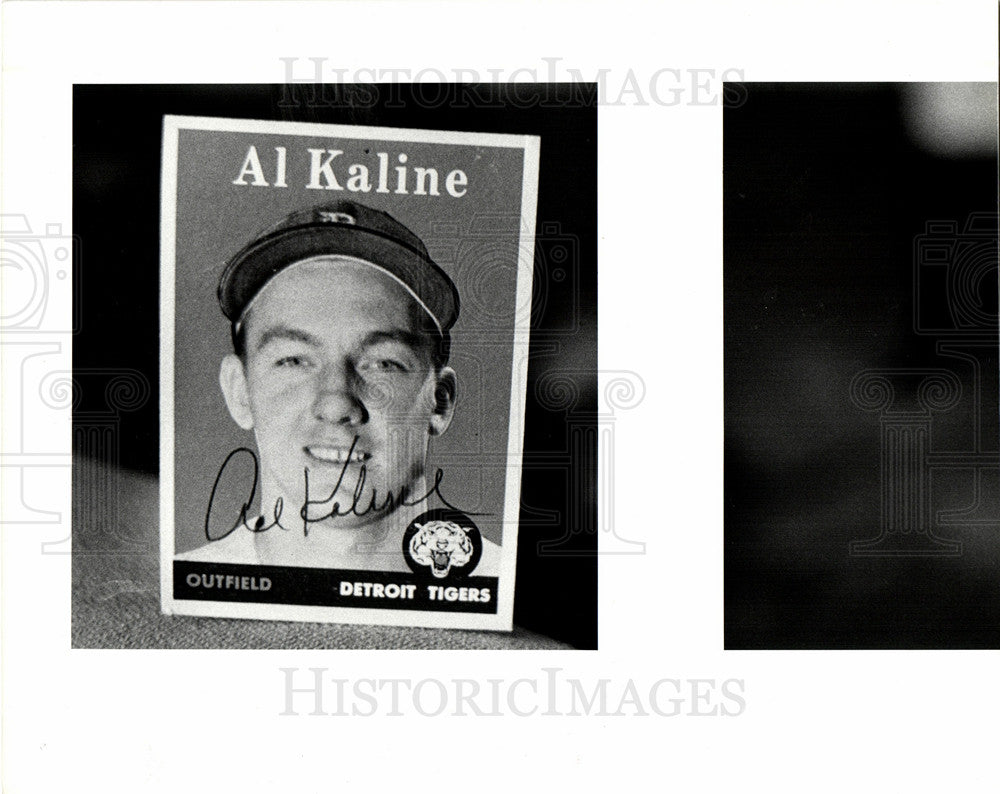 1985 Press Photo Al Kaline Former Baseball Fielder - Historic Images