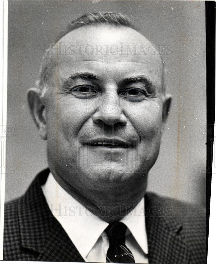 1966 Press Photo Leonard Kasle rabbi Detroit Education - Historic Images