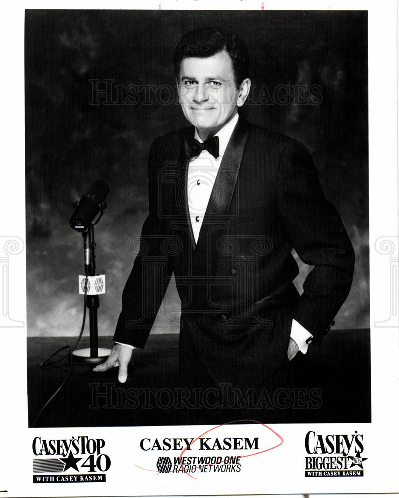 1983 Press Photo Casey Kasem American radio personality - Historic Images