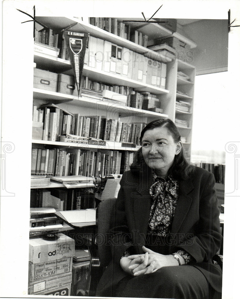 1985 Press Photo Mary Karasch Professor Nicaragua - Historic Images