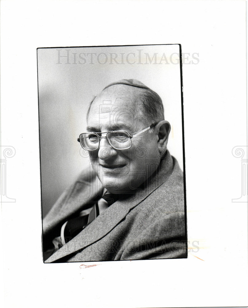 1980 Press Photo Rabbi Max Kapustin - Historic Images