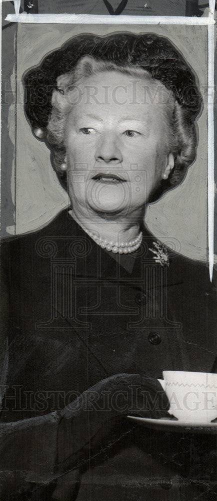 1952 Press Photo Mrs. ernest kanzler - Historic Images