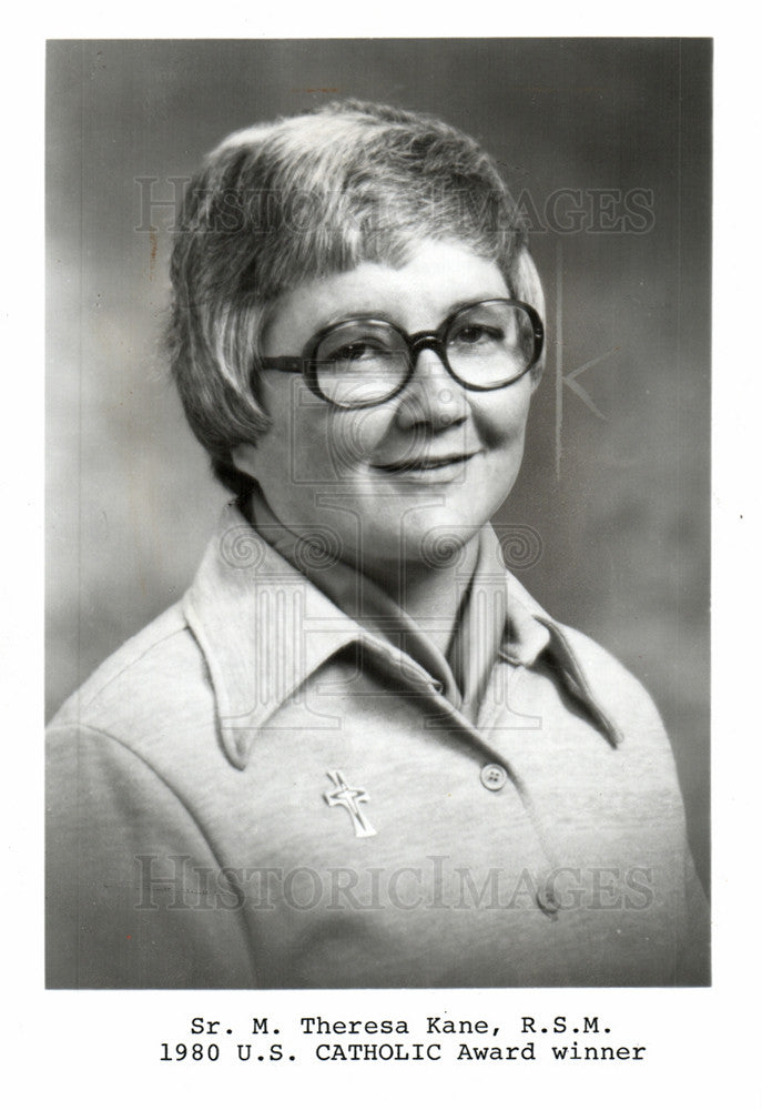 1980 Press Photo Theresa Kane women priests catholic - Historic Images