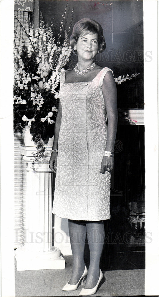 1965 Press Photo Mrs A Frederick Kaminer - Historic Images