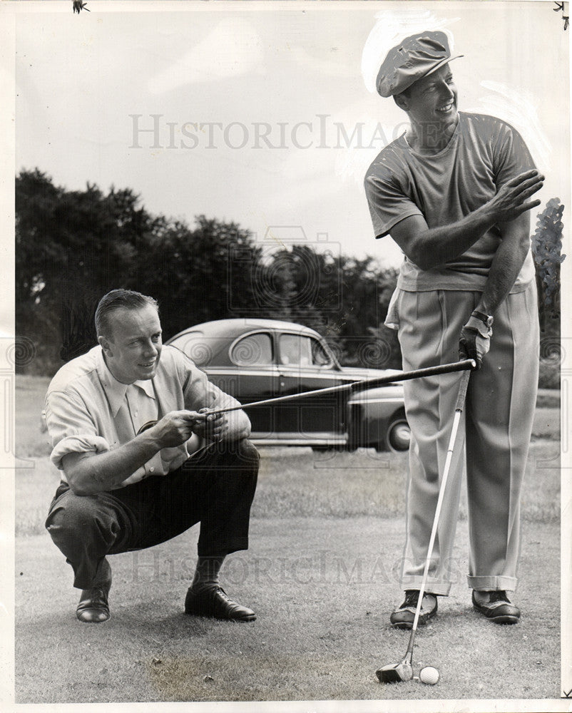 1947 Press Photo Fred Kammer Jr golf - Historic Images