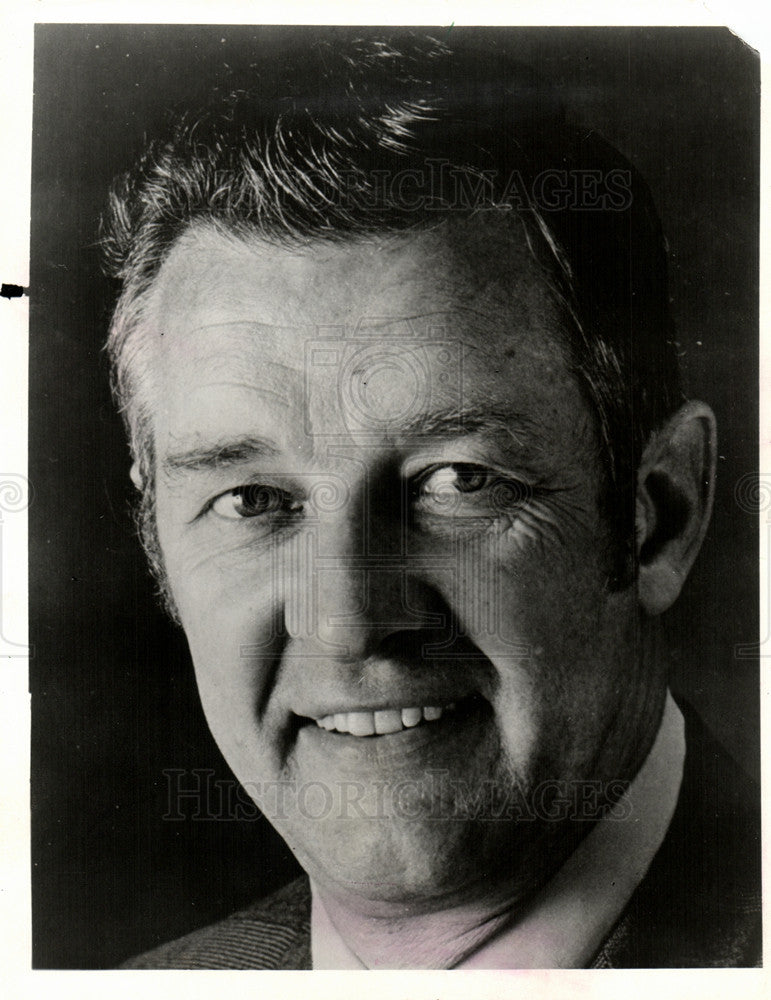 1977 Press Photo Floyd Kalber journalist anchorman - Historic Images