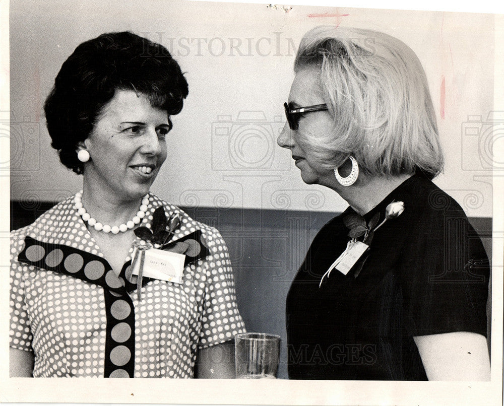 1972 Press Photo Jane Kay President Women'sEconomicClub - Historic Images