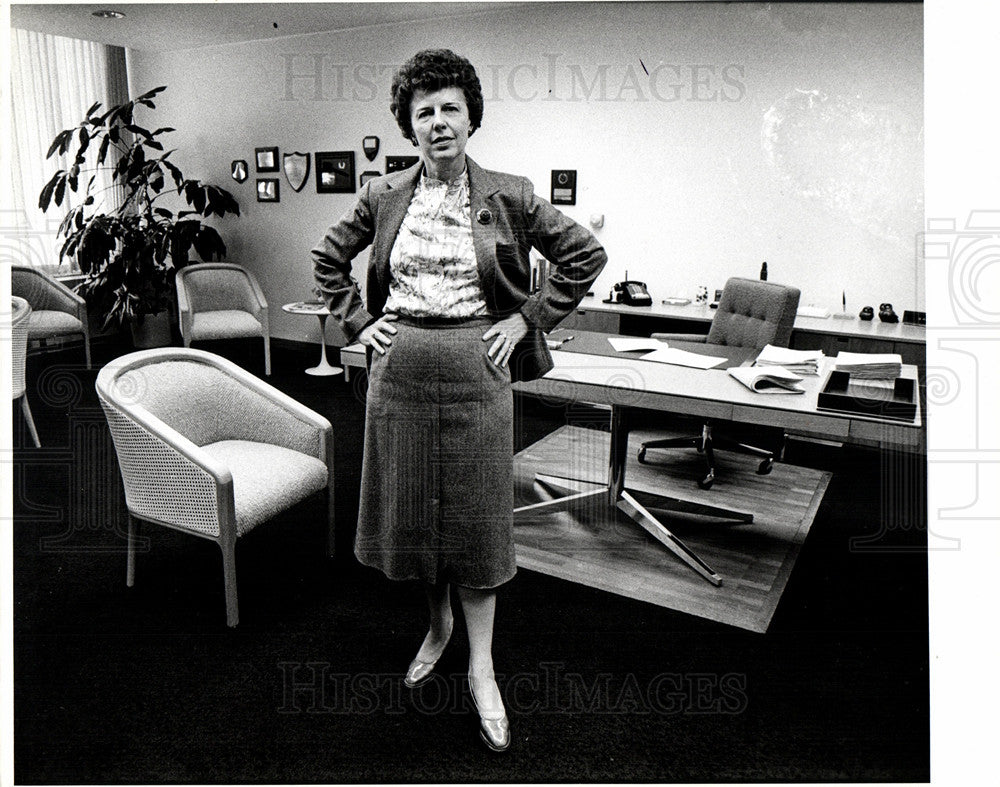1980 Press Photo Jane Kay, Mother of Kelly Kay - Historic Images