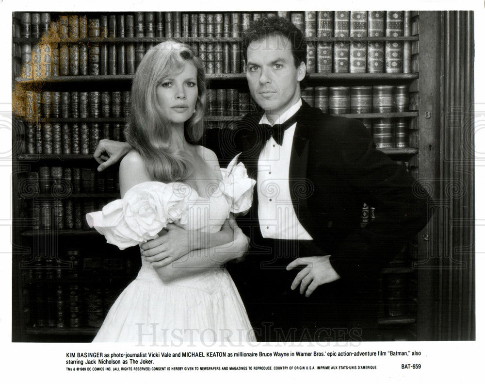 1989 Press Photo Michael Keaton American Actor - Historic Images