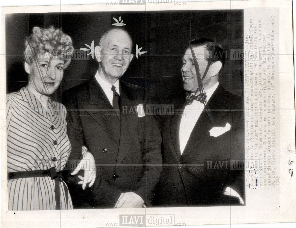 1946 Press Photo Jack Kearns American boxing manager - Historic Images