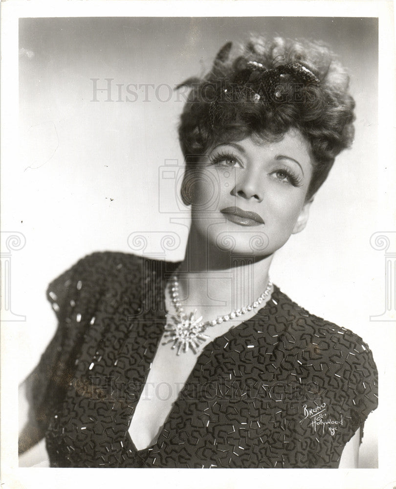 1955 Beatrice Kay American singer actress Historic Images