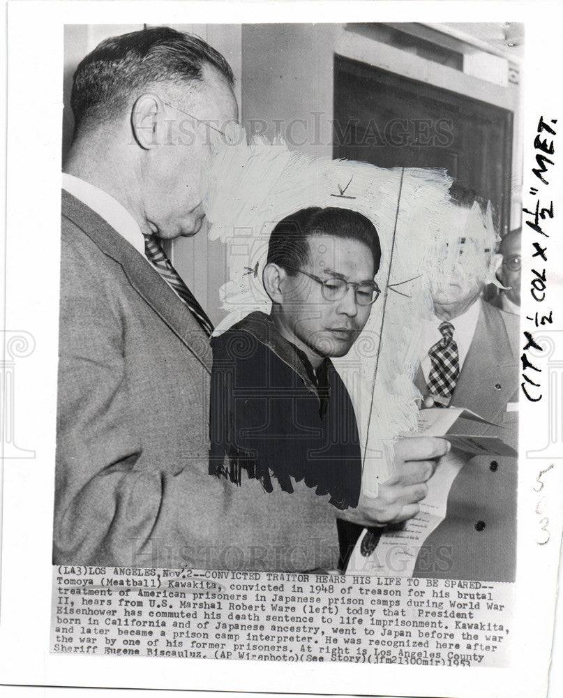 1953 Press Photo Traitor - Historic Images