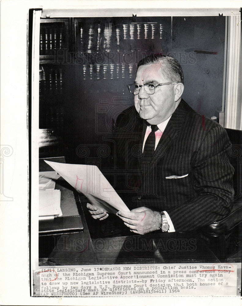 1972 Press Photo Thomas Kavanagh - Historic Images