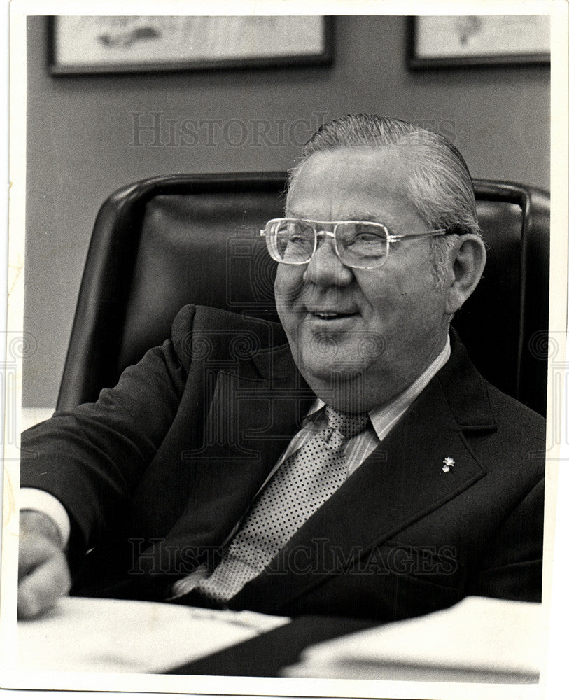 1973 Press Photo Thomas M. Kavanagh, Politician - Historic Images