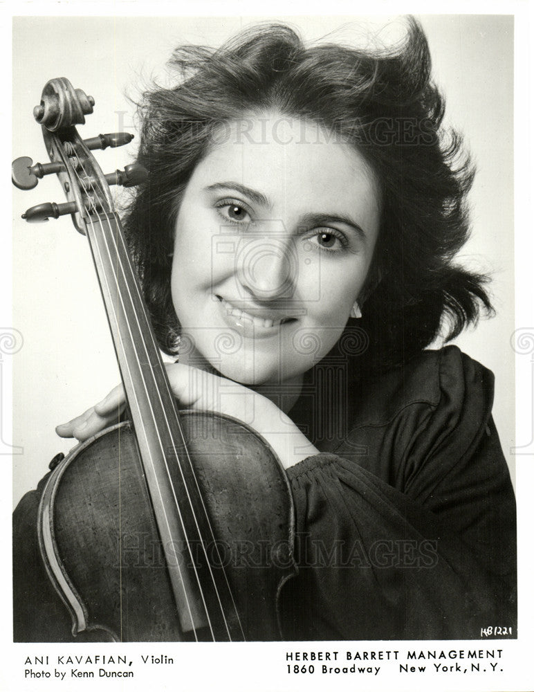 1986 Press Photo Ani Kavafian classical violinist - Historic Images