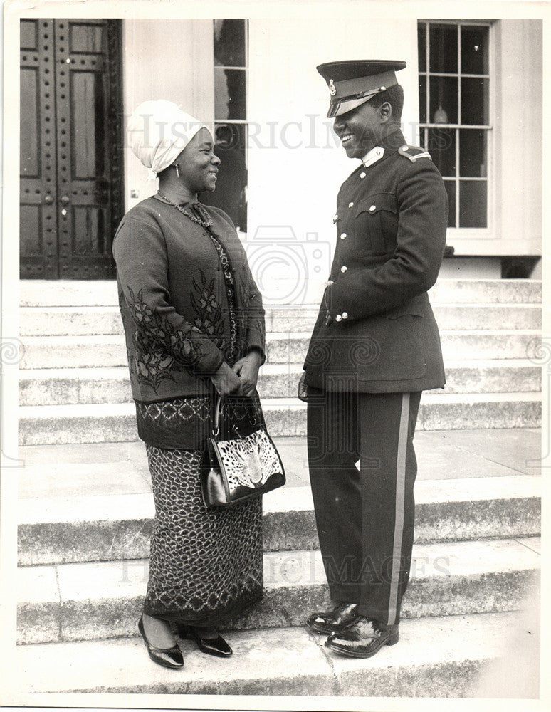 1968 Press Photo Officer Cadet Pang Kaunda sovereign - Historic Images