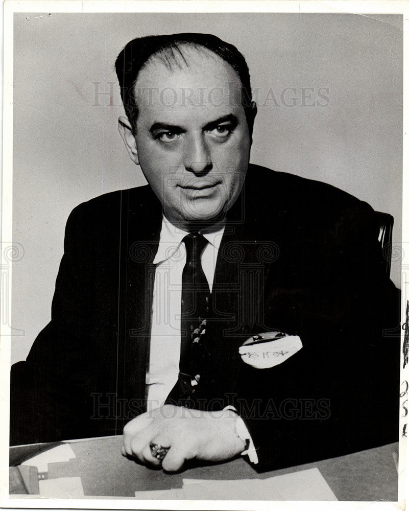 1961 Press Photo Judge Nathan J Kaufman - Historic Images