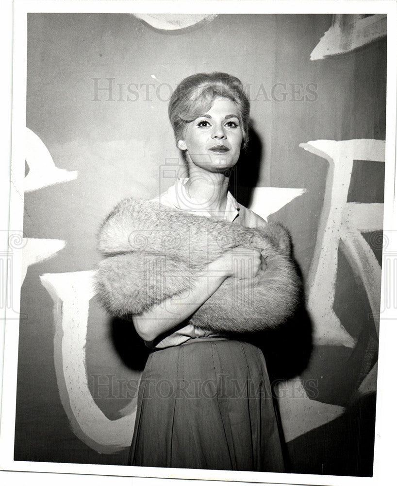 1964 Press Photo Sherry Kaye American Singer Actress - Historic Images