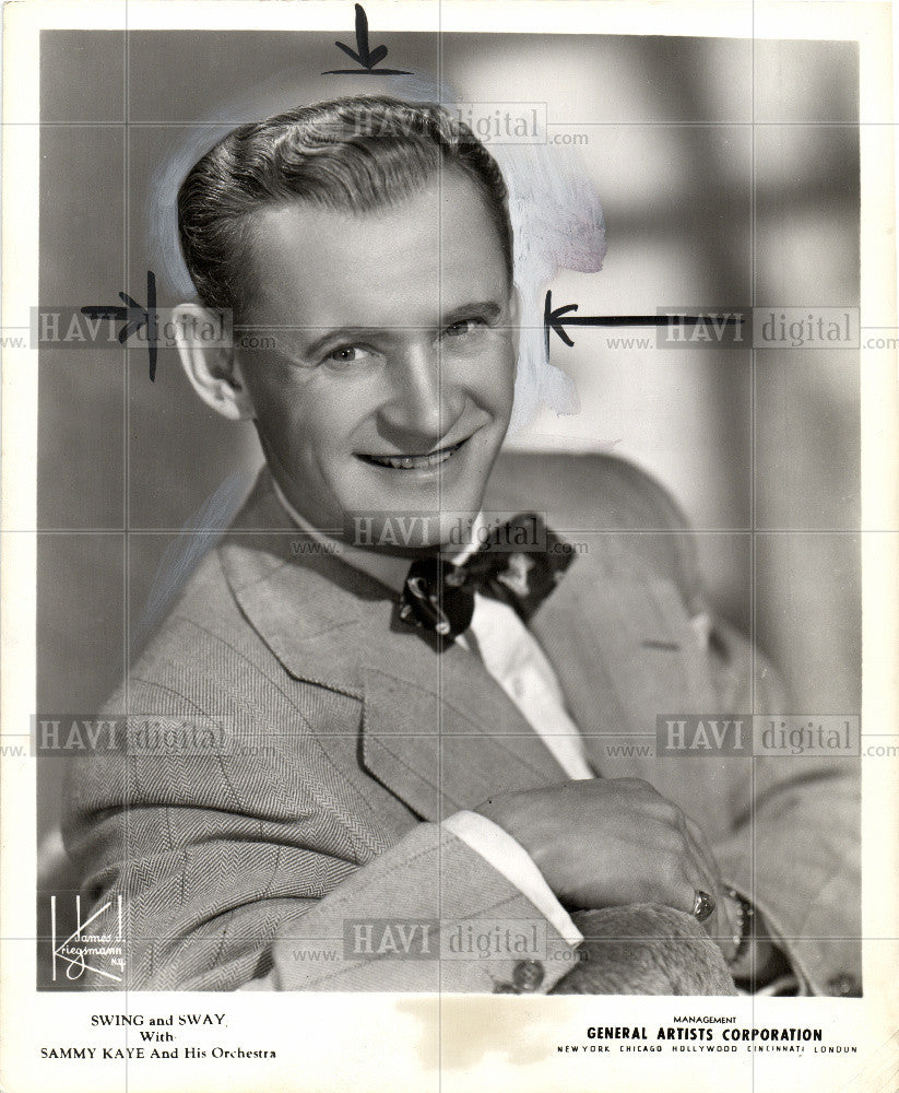 1948 Press Photo Sammy Kaye - Historic Images