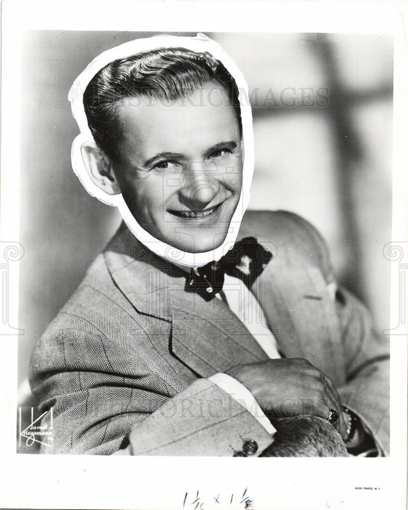 1952 Press Photo Sammy Kaye Bandleader headshot - Historic Images