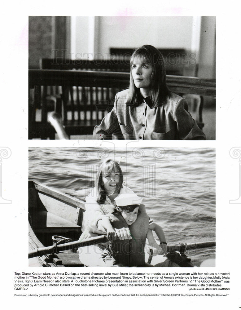 1988 Press Photo Diane Keaton actress director producer - Historic Images