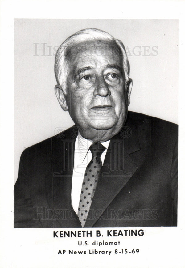 1969, Kenneth B. Keating, US Represenative - Historic Images