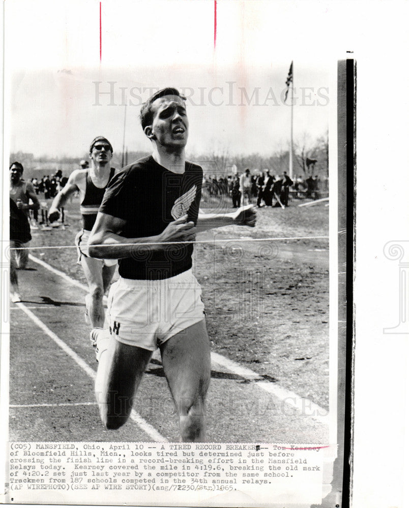 1965 Press Photo Tom Kearney Bloomfield Hills - Historic Images