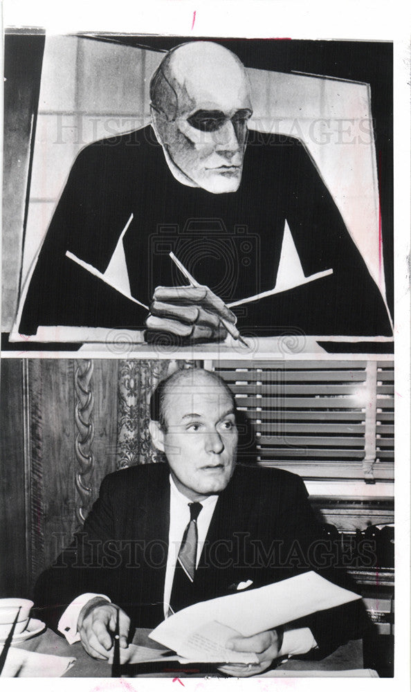 1968 Press Photo Attorney General Nicholas Katzenbach - Historic Images