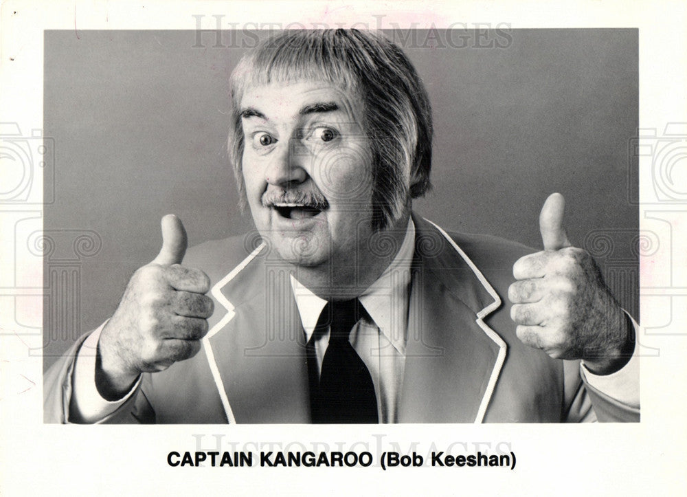 1987 Press Photo Bob Keeshan American television Actor - Historic Images