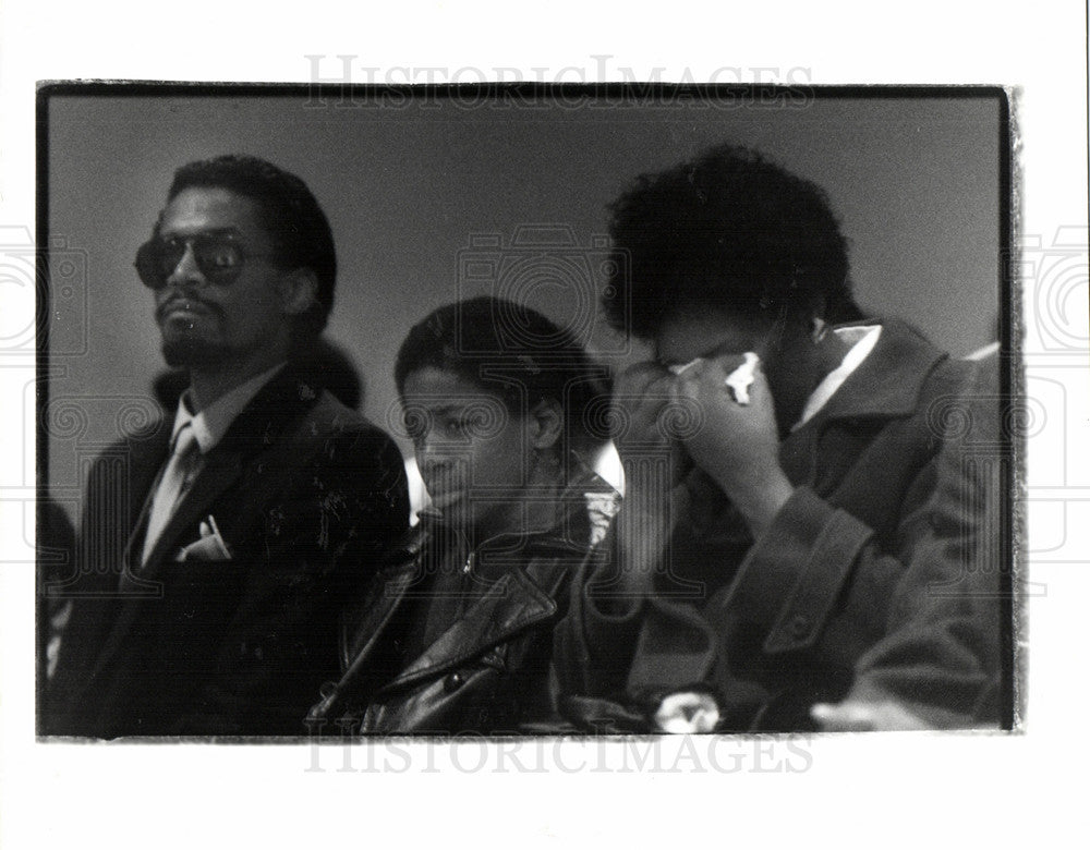 1989 Press Photo Funeral Britt Kellum Lewis - Historic Images