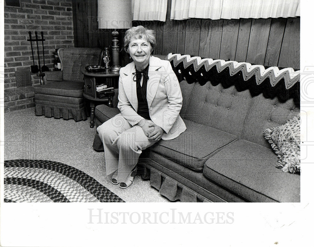 1978 Press Photo Mrs. Jack Kelley, Reporter - Historic Images