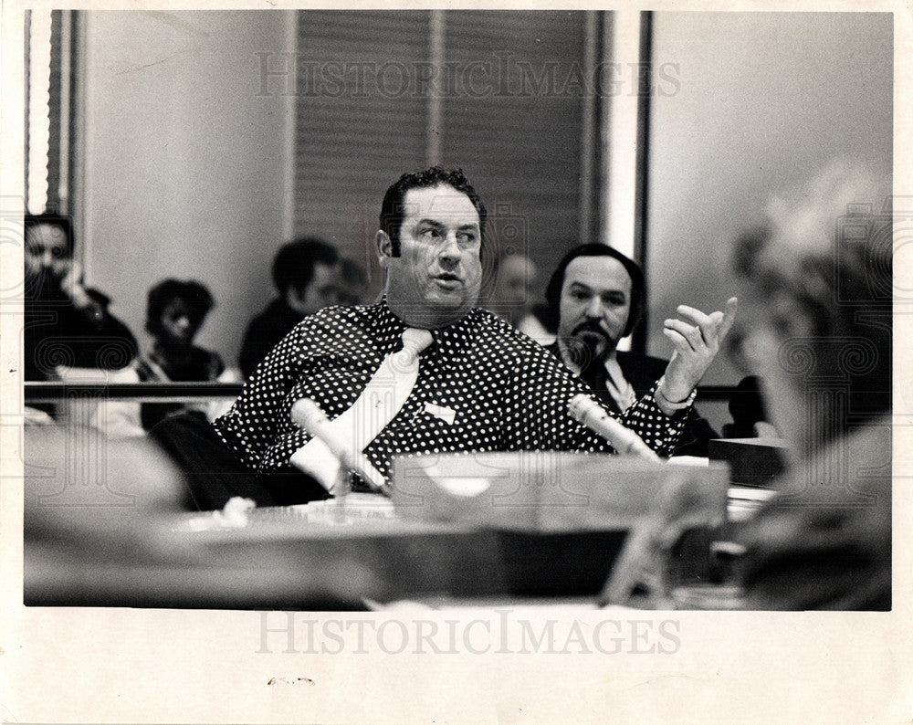 1974 Press Photo Jack Kelly Councilman Bribe him - Historic Images