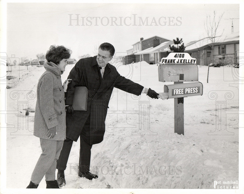 1962 Press Photo Frank J. Kelley Attorney General - Historic Images