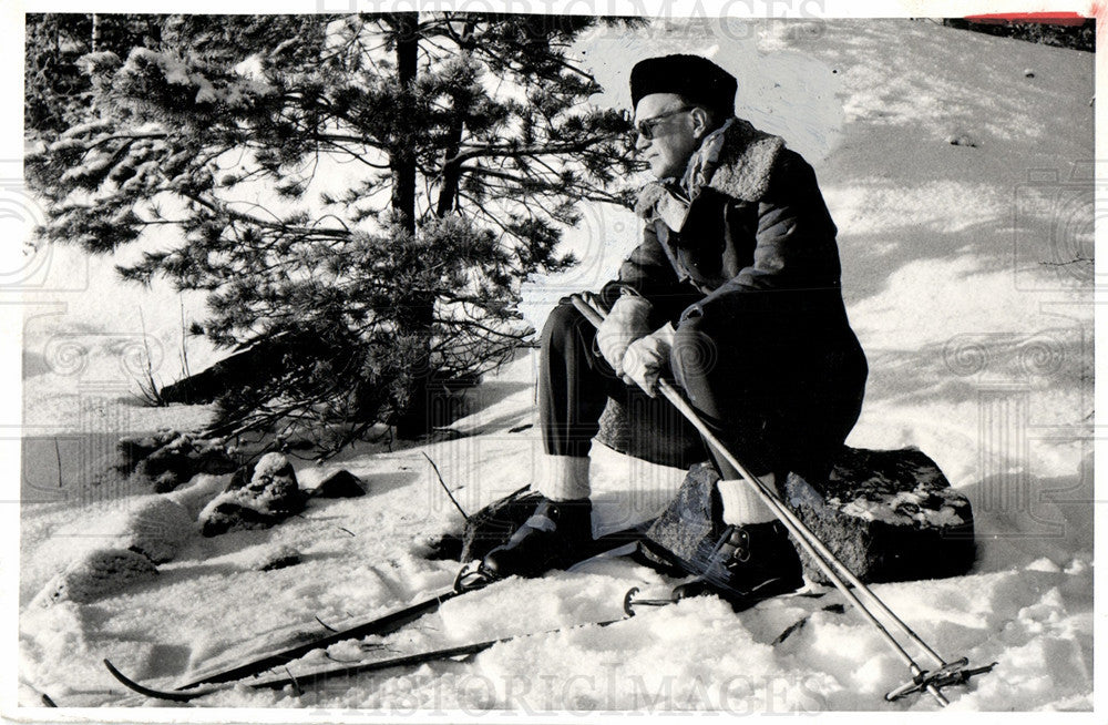 1961 Press Photo Urho Kekkonen Finland President - Historic Images