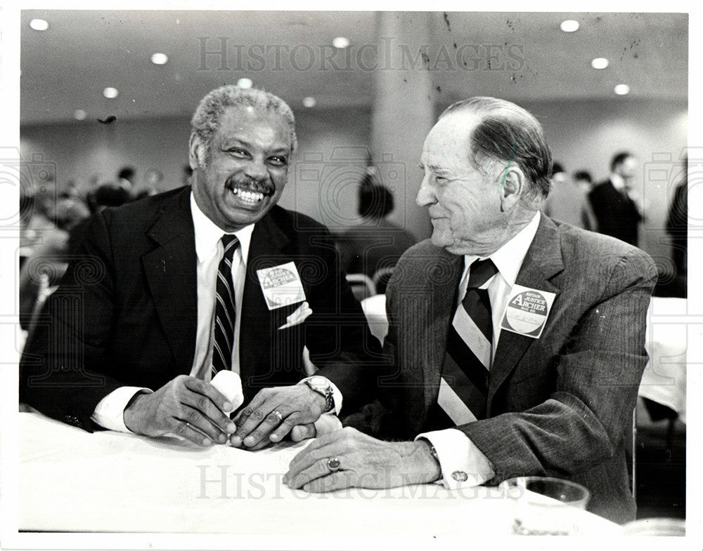 1986 Press Photo Judge Damon Keith - Historic Images