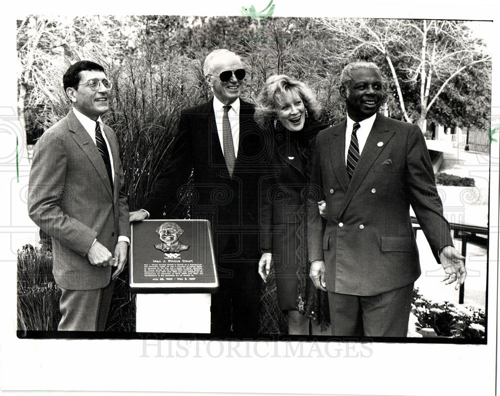 1990 Press Photo Damon Keith  Senior Judge - Historic Images